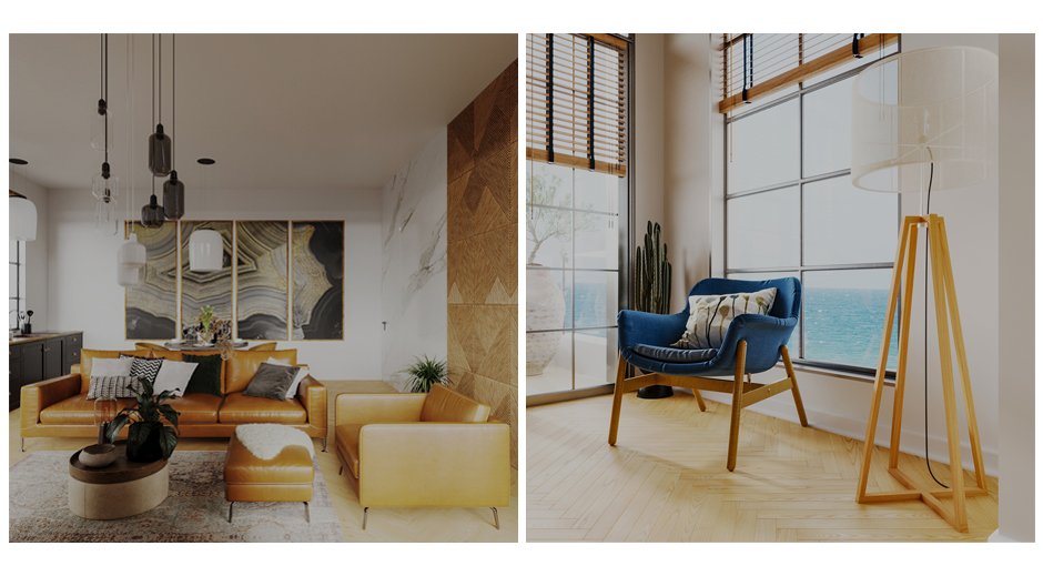 Living room of a private villa by the sea — 2