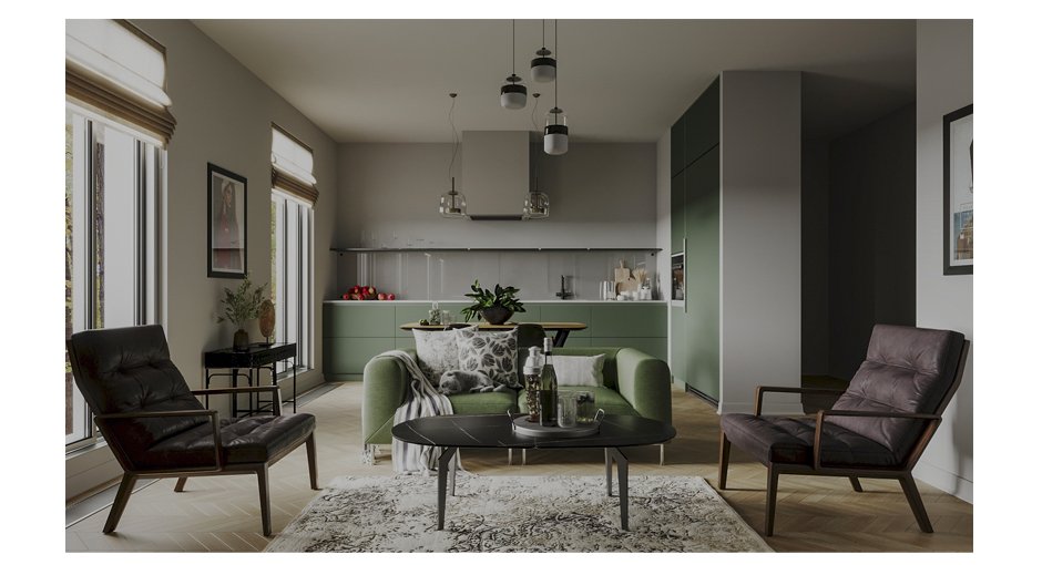 Living room in a private house — 3