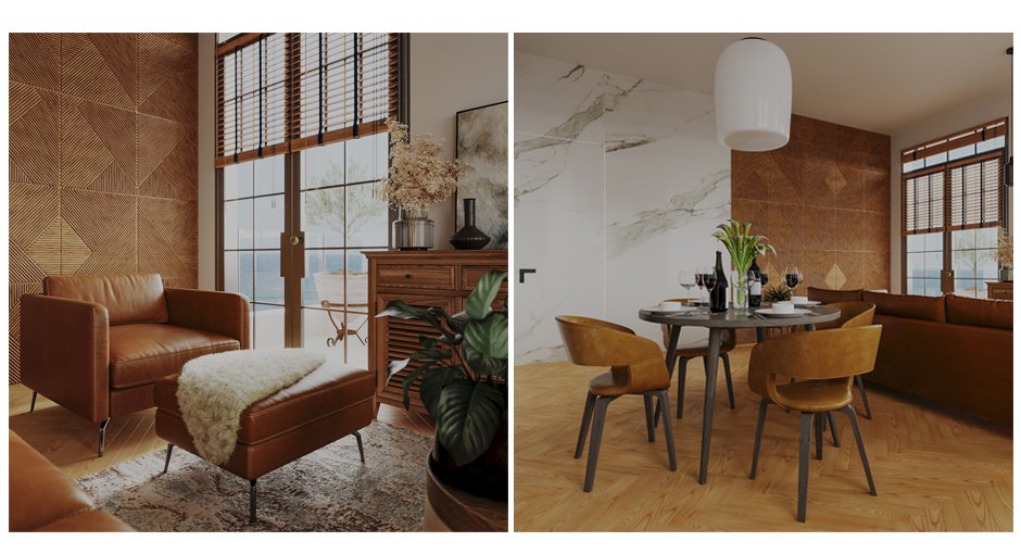 Living room of a private villa by the sea — 3